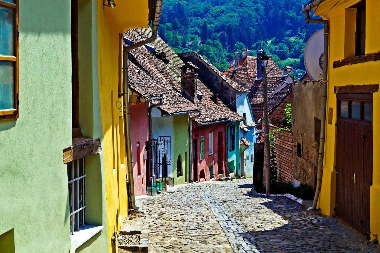 Calle de Sighisoara, Rumanía