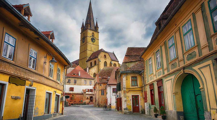 Streets from Sibiu, Romania