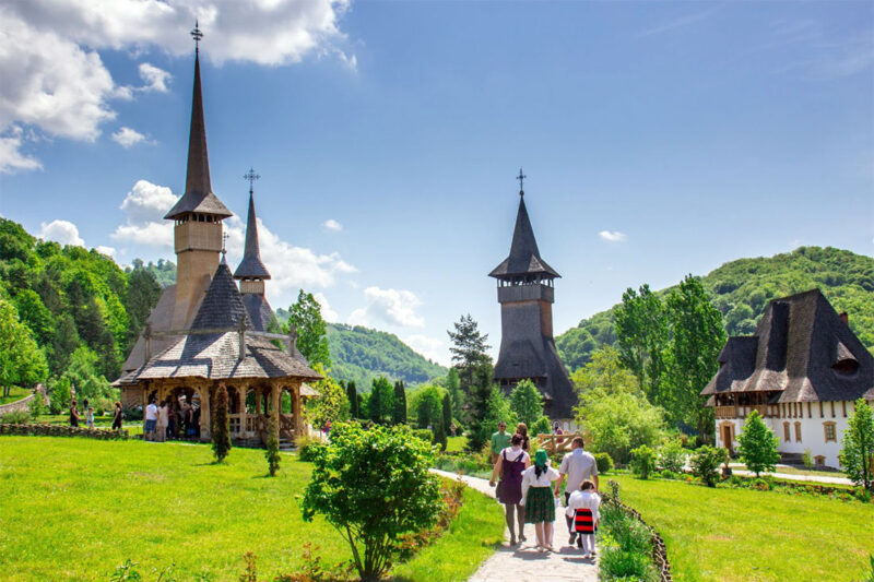 Iglesias de madera. Maramures, Rumanía