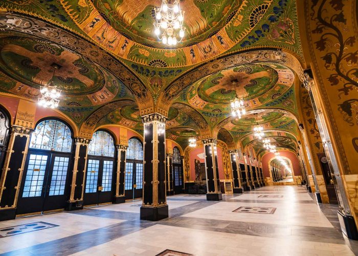 The Palace of Culture in Targu Mures, Romania