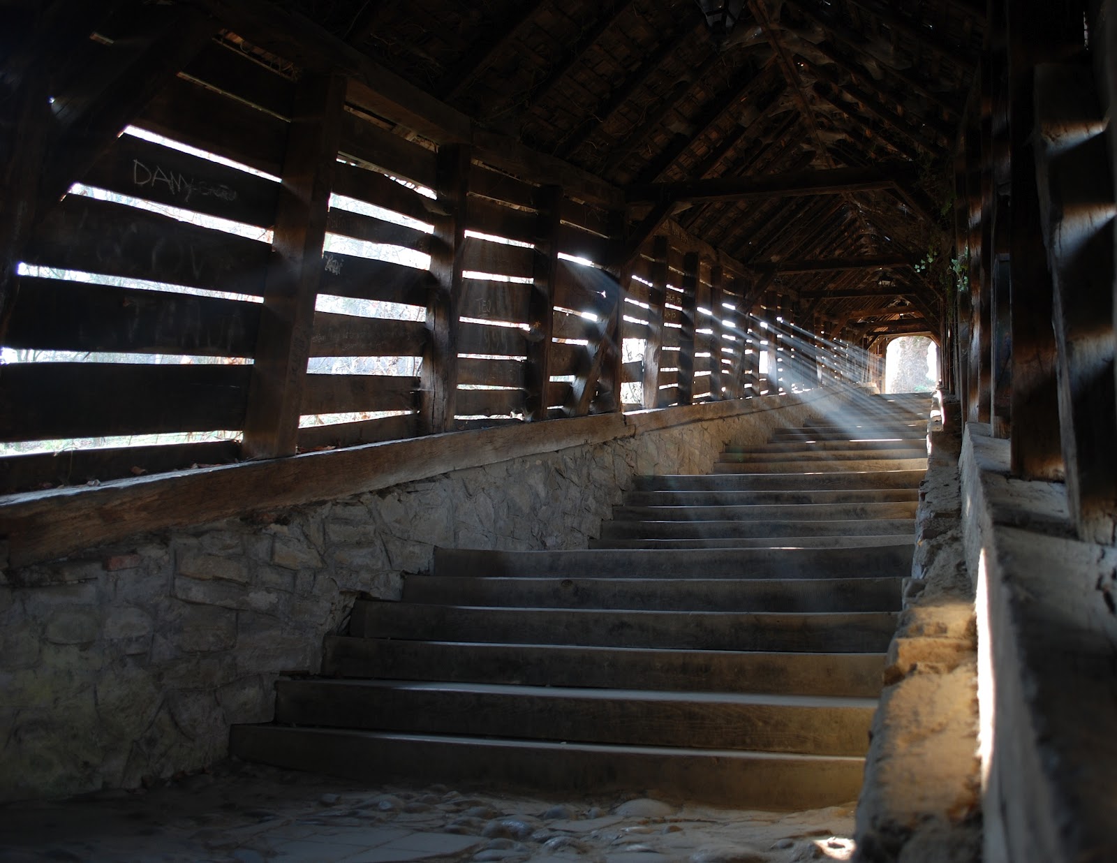 Escaleras cubiertas de Sighisoara